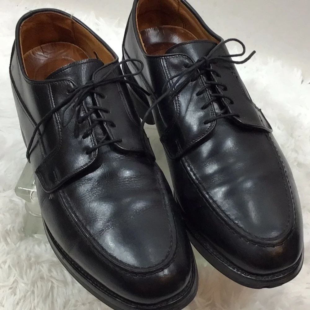 Allen Edmonds black leather lace up dress shoes 10.5E